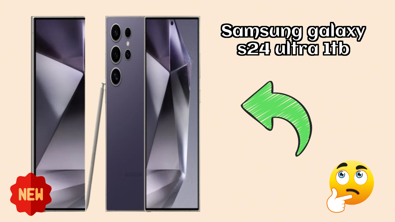 Samsung Galaxy S24 Ultra 1TB Display Technology: 6.8 Inches (17.27 Cm) Screen